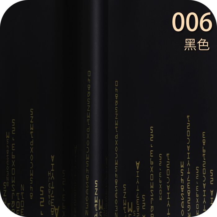 Love Code Flower Wrapping Paper black
