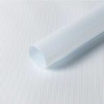 Smog Line Flower Wrapping Paper blue