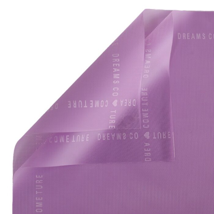 Loli Grid Flower Wrapping Paper purple