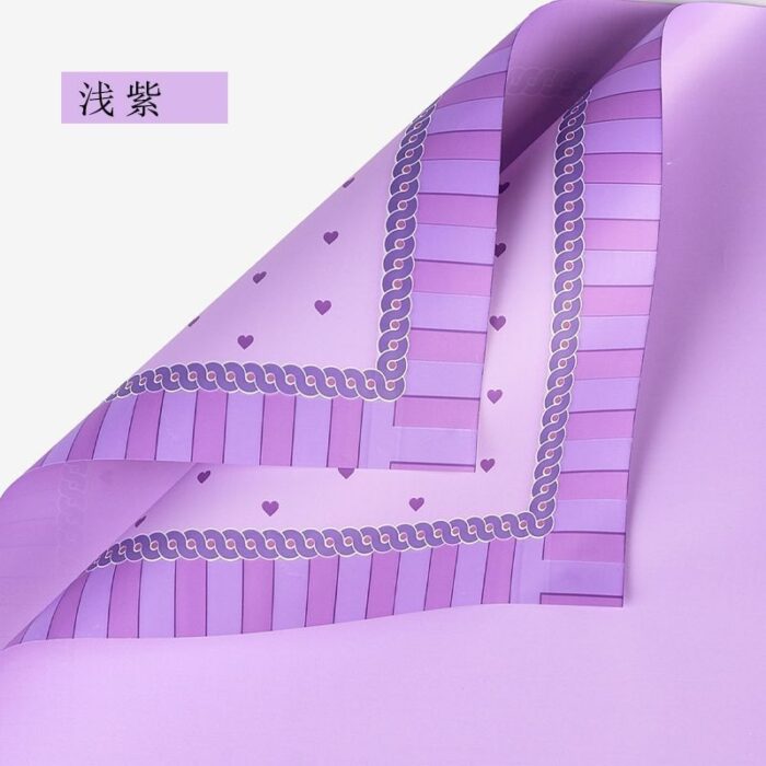 Princess Dress Flower Wrapping Paper light purple