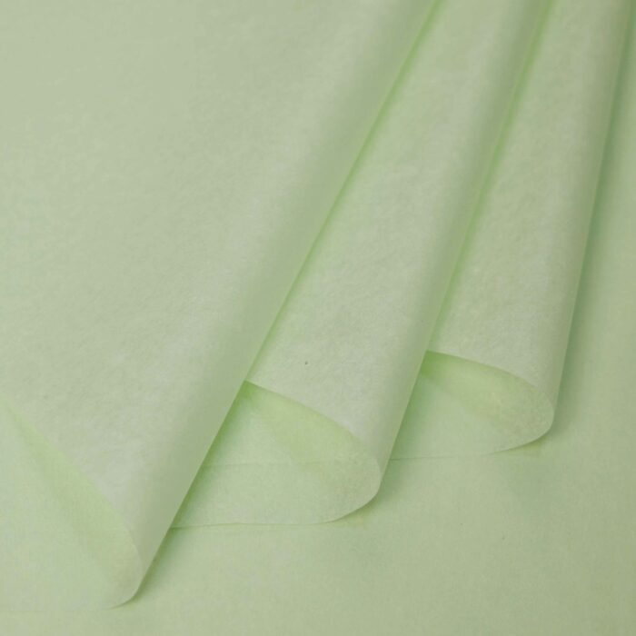 Solid Color Sydney Flower Wrapping Paper light green