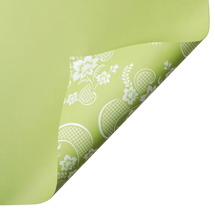 Memories Flower Wrapping Paper green
