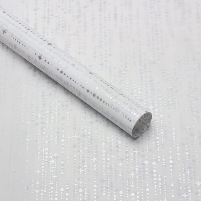 Meteor Shower Bouquet Wrapping Paper white
