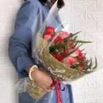 English Cellophane Paper Wrapping bouquet