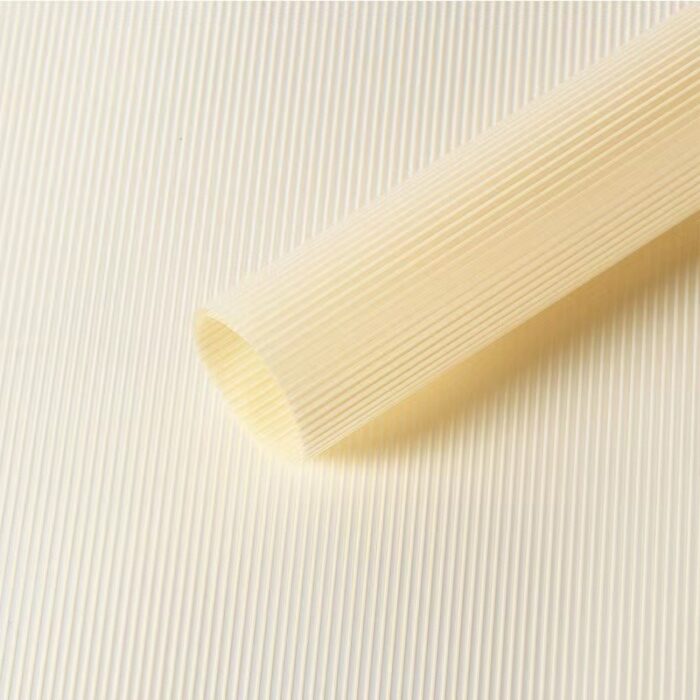Smog Line Flower Wrapping Paper yellow