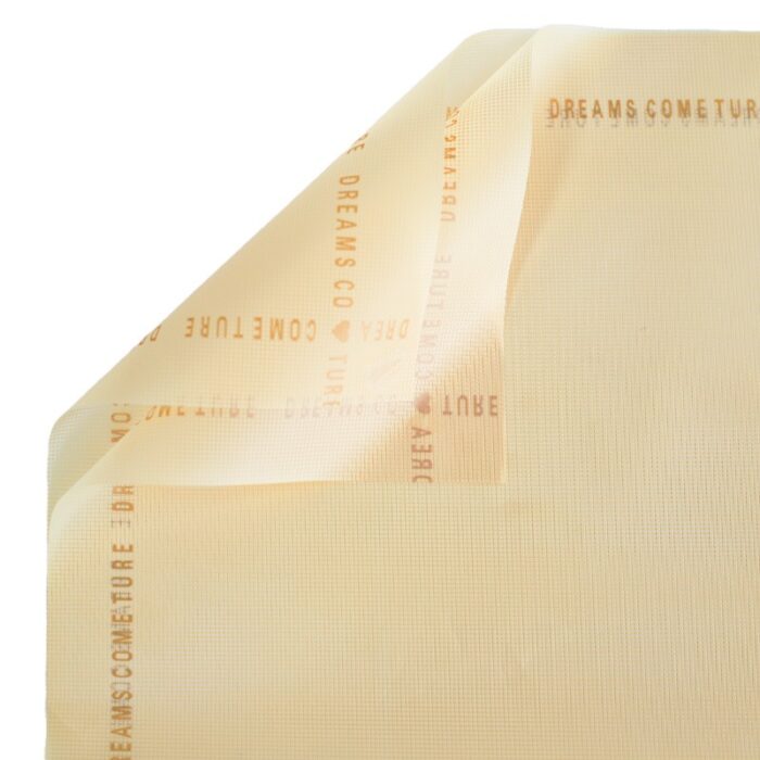 Loli Grid Flower Wrapping Paper yellow