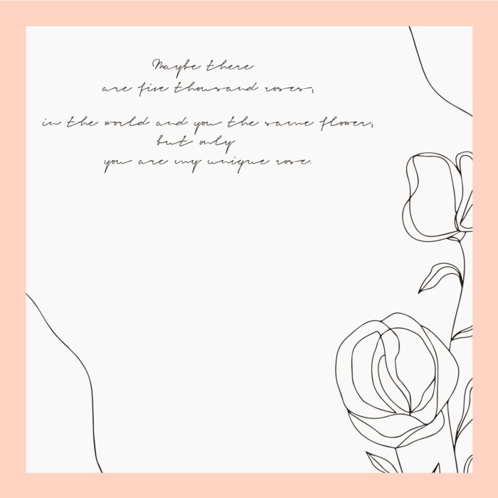 INS Style Floral Wrapping Paper champagne white