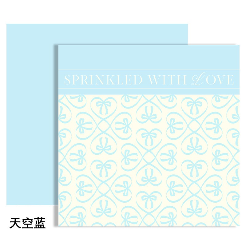 Heart to Heart Flower Wrapping Paper blue Heart to Heart Flower Wrapping Paper blue