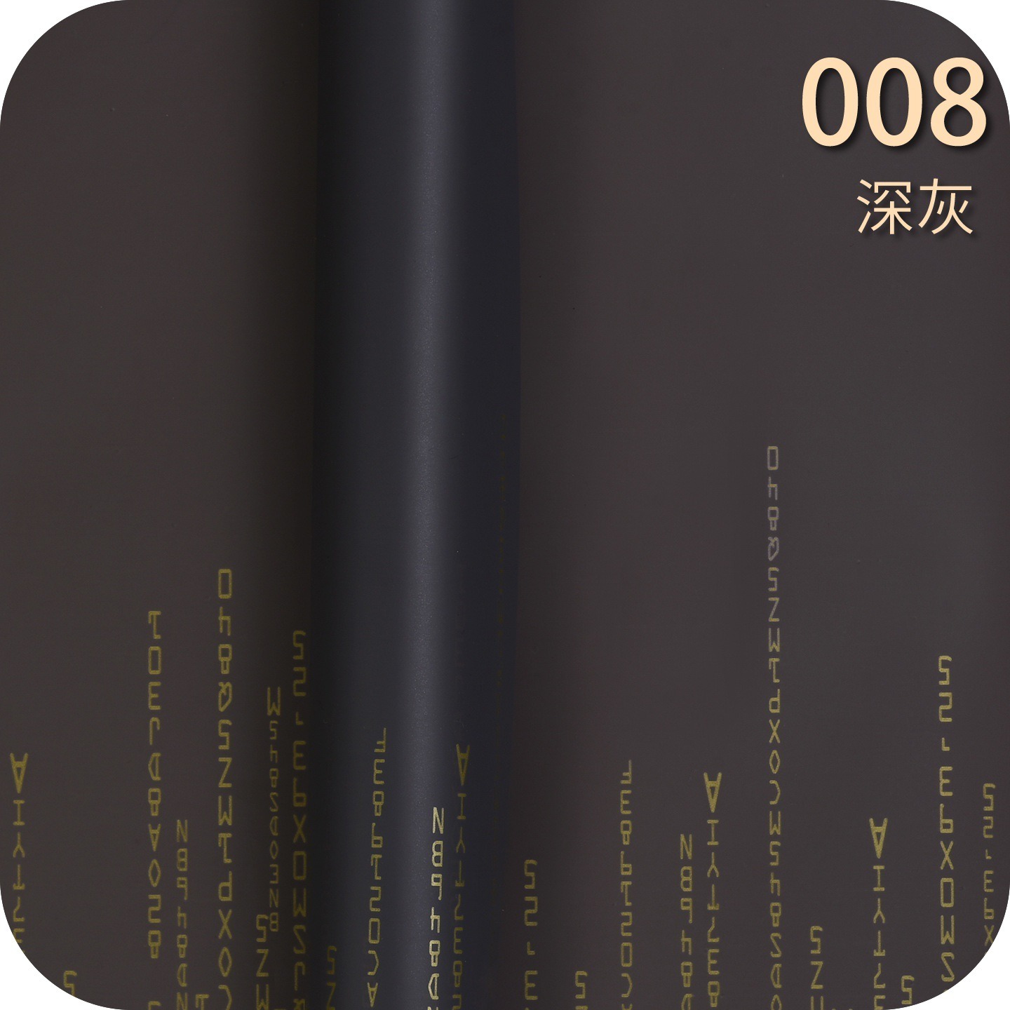 Love Code Flower Wrapping Paper deep grey Love Code Flower Wrapping Paper deep grey