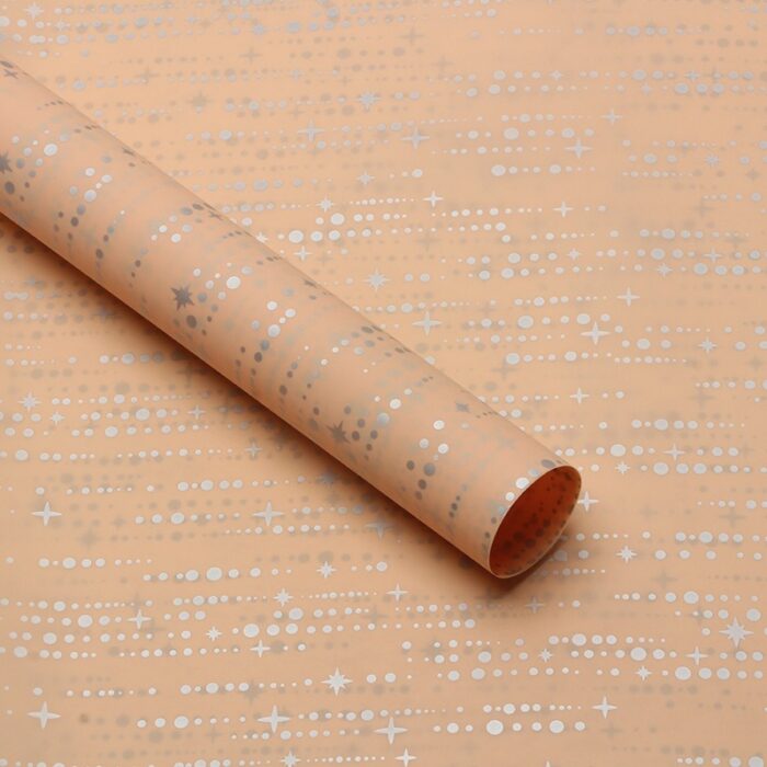 Meteor Shower Bouquet Wrapping Paper champagne