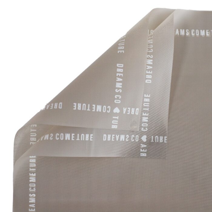 Loli Grid Flower Wrapping Paper browm