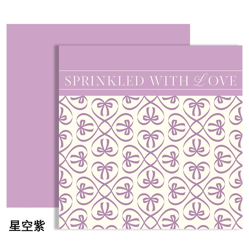 Heart to Heart Flower Wrapping Paper purple Heart to Heart Flower Wrapping Paper purple