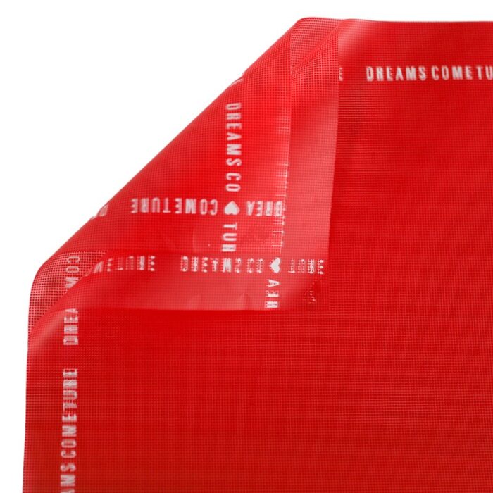 Loli Grid Flower Wrapping Paper red