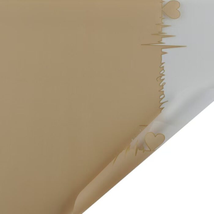 Heartbeat Jelly Bouquet Wrapping Paper brown