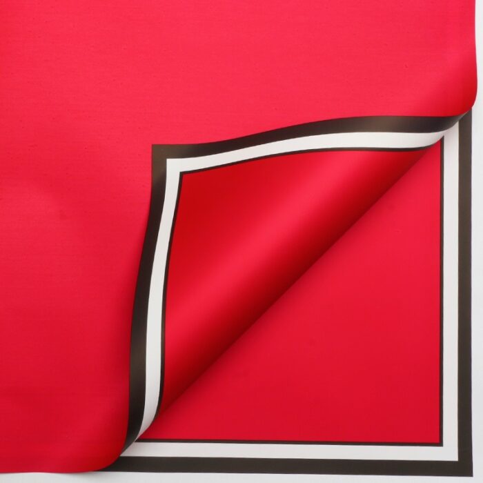 Memory Frame Flower Wrapping Paper red