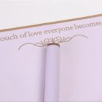 Phnom Penh Secret Bouquet Wrapping Paper purple