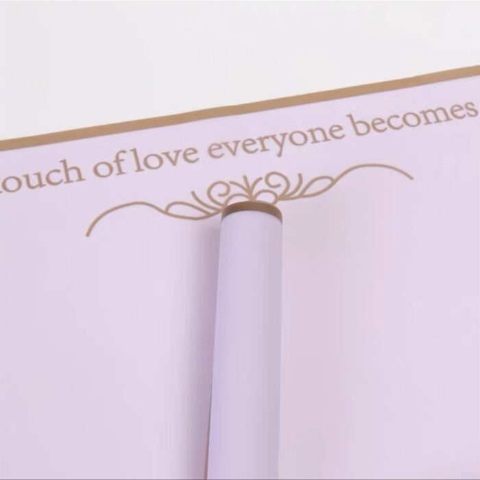 Phnom Penh Secret Bouquet Wrapping Paper purple