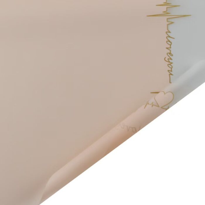 Heartbeat Jelly Bouquet Wrapping Paper rose pink
