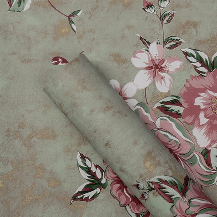 Fragrant Rose Wrapping Paper green