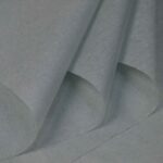 Solid Color Sydney Flower Wrapping Paper grey