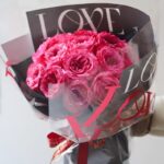 English Cellophane Floral Wrapping Paper for bouquet