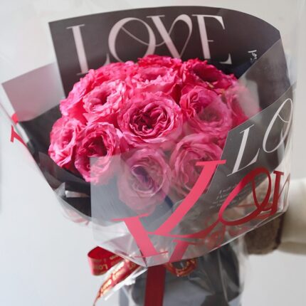 English Cellophane Floral Wrapping Paper for bouquet