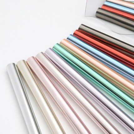 Thickened Fluorescent Mirror Bouquet Wrapping Paper wholesale