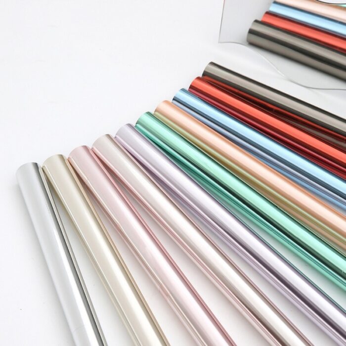 Thickened Fluorescent Mirror Bouquet Wrapping Paper wholesale