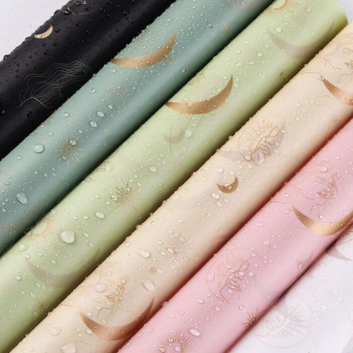 Moon Goddess Bouquet Wrapping Paper waterproof