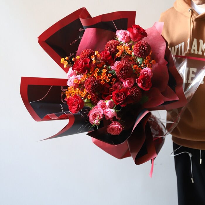 INS Style Floral Wrapping Paper for bouquet