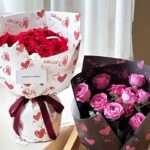 Heartbeat paper Bouquet Wrapping