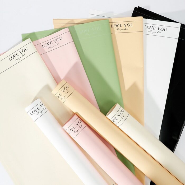 Love Edge Flower Wrapping Paper for florists and events