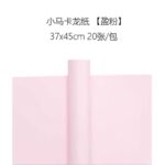 Sweet Macaron Floral Wrapping Paper light pink