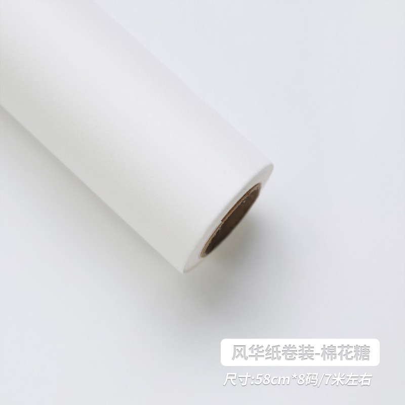 Monochrome Rose Bouquet Paper rolls cotton white Monochrome Rose Bouquet Paper rolls cotton white