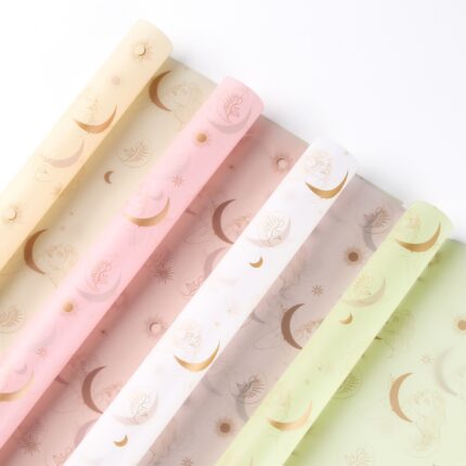 Moon Goddess Bouquet Wrapping Paper for wholesale