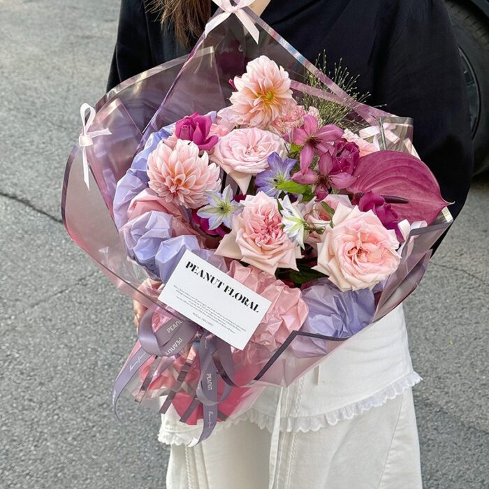 Gradient Sydney Bouquet Wrapping Paper for flower