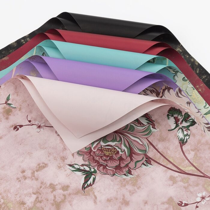 Fragrant Rose Wrapping Paper 56x56cm waterproof