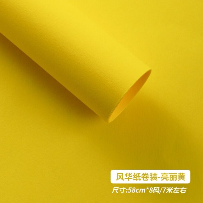 Monochrome Rose Bouquet Paper rolls Beautiful yellow