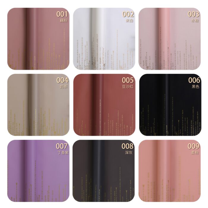 Love Code Flower Wrapping Paper color information