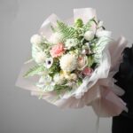 Smog Line Flower Wrapping Paper for bouquet