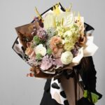 Giraffe Floral Wrapping bouquet