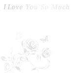 Romantic Rose Wrapping Paper white