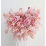 Sweet Macaron Floral Wrapping Paper for bouquet