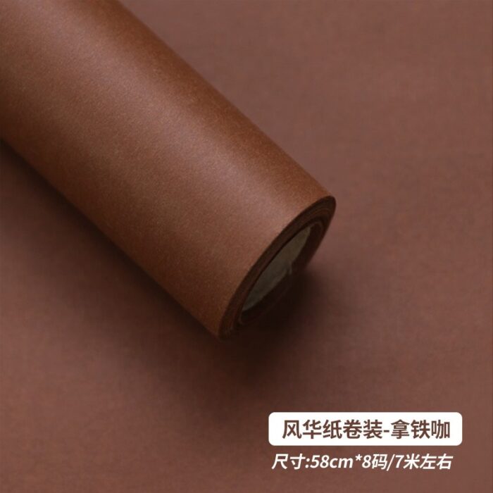 Monochrome Rose Bouquet Paper rolls coffee