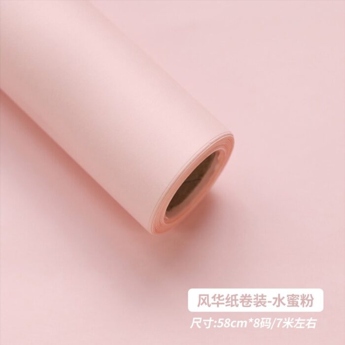 Monochrome Rose Bouquet Paper rolls peach pink