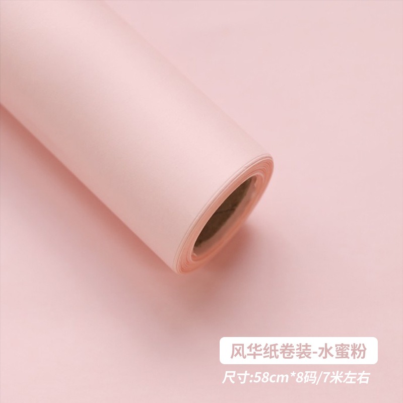 Monochrome Rose Bouquet Paper rolls peach pink Monochrome Rose Bouquet Paper rolls peach pink