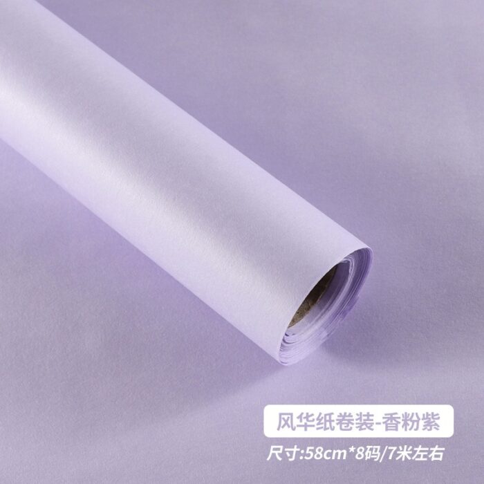 Monochrome Rose Bouquet Paper rolls pink purple