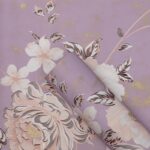 Fragrant Rose Wrapping Paper light purple