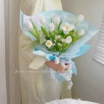 Macarons Wrapping Paper bouquet