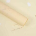 Petal Rain Bouquet Wrapping Paper yellow